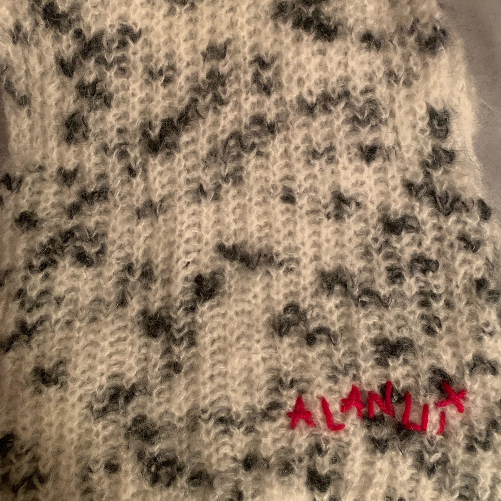 Alanui scarf mohair and wool , beautiful